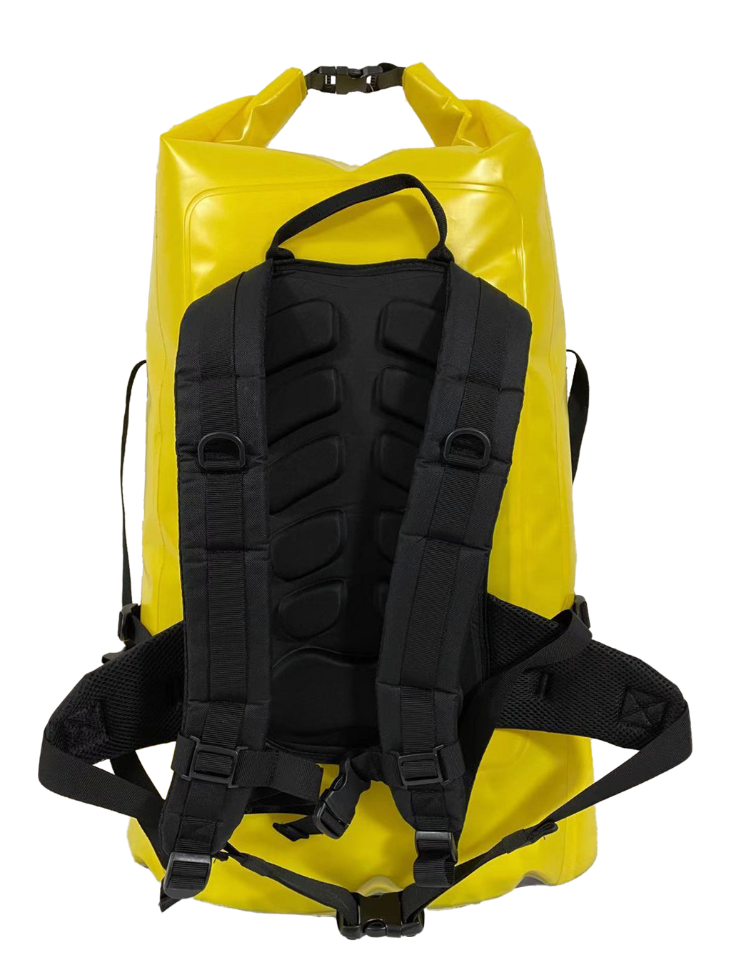 Bigfoot Dry Pack - 100L - Back - Yellow | Western Canoe and Kayak