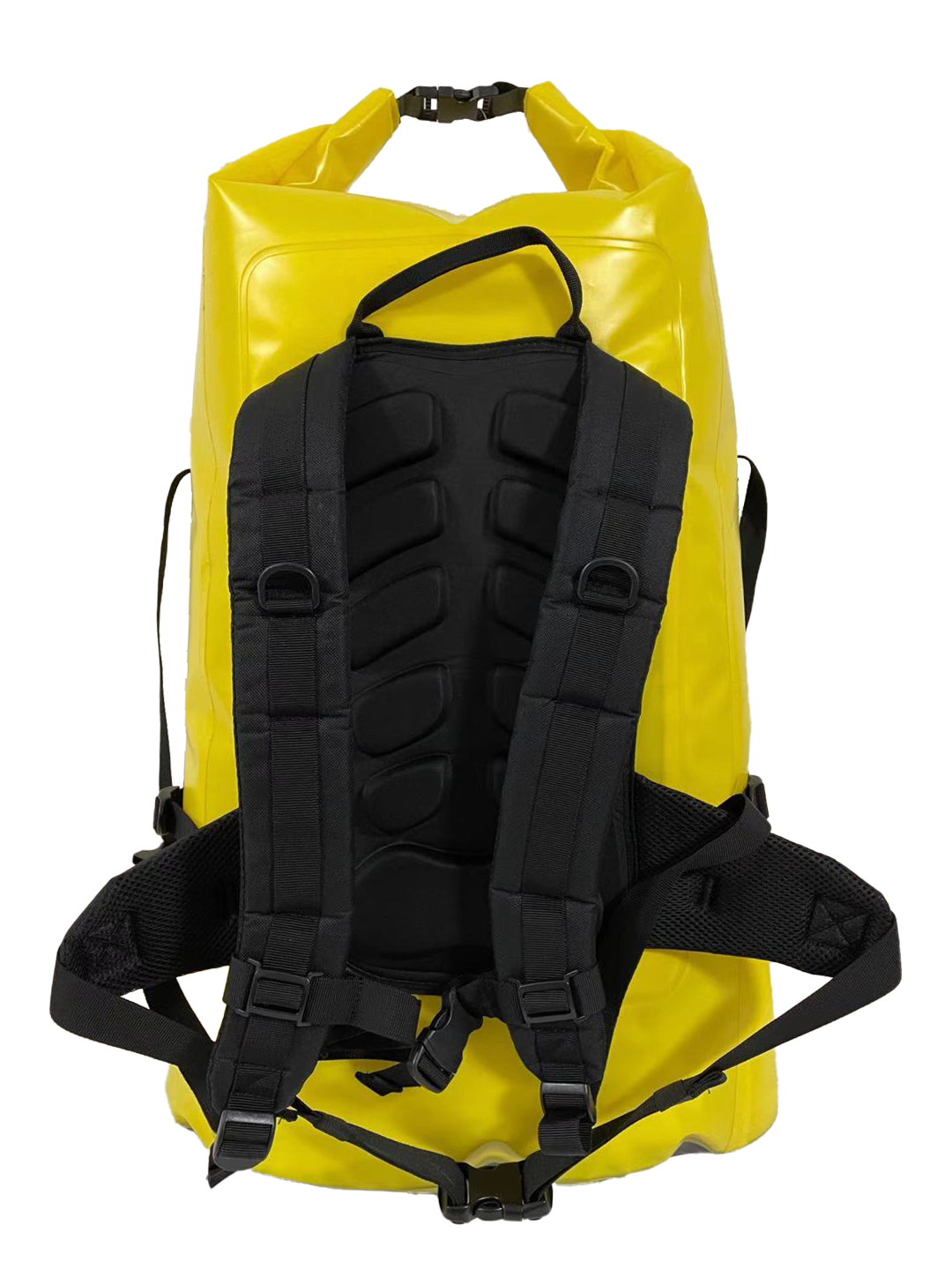 Bigfoot Dry Pack - 100L - Back - Yellow | Western Canoe and Kayak