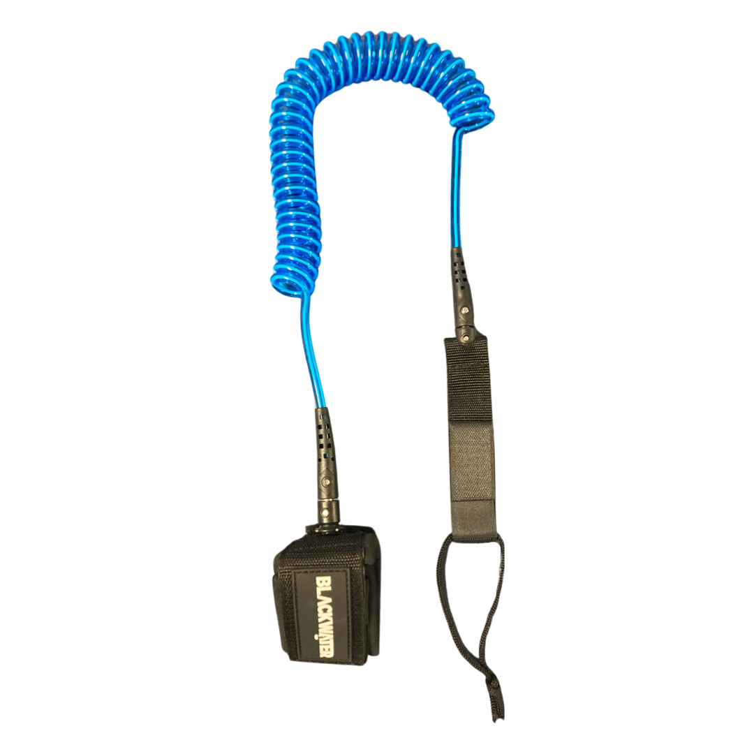Coiled SUP Leash | Blue